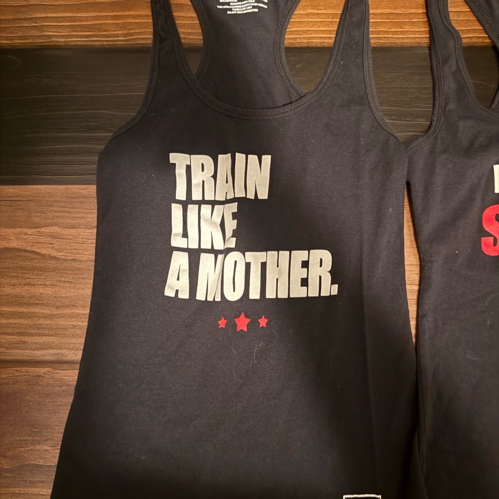 Black Tank Top with Motivational Print